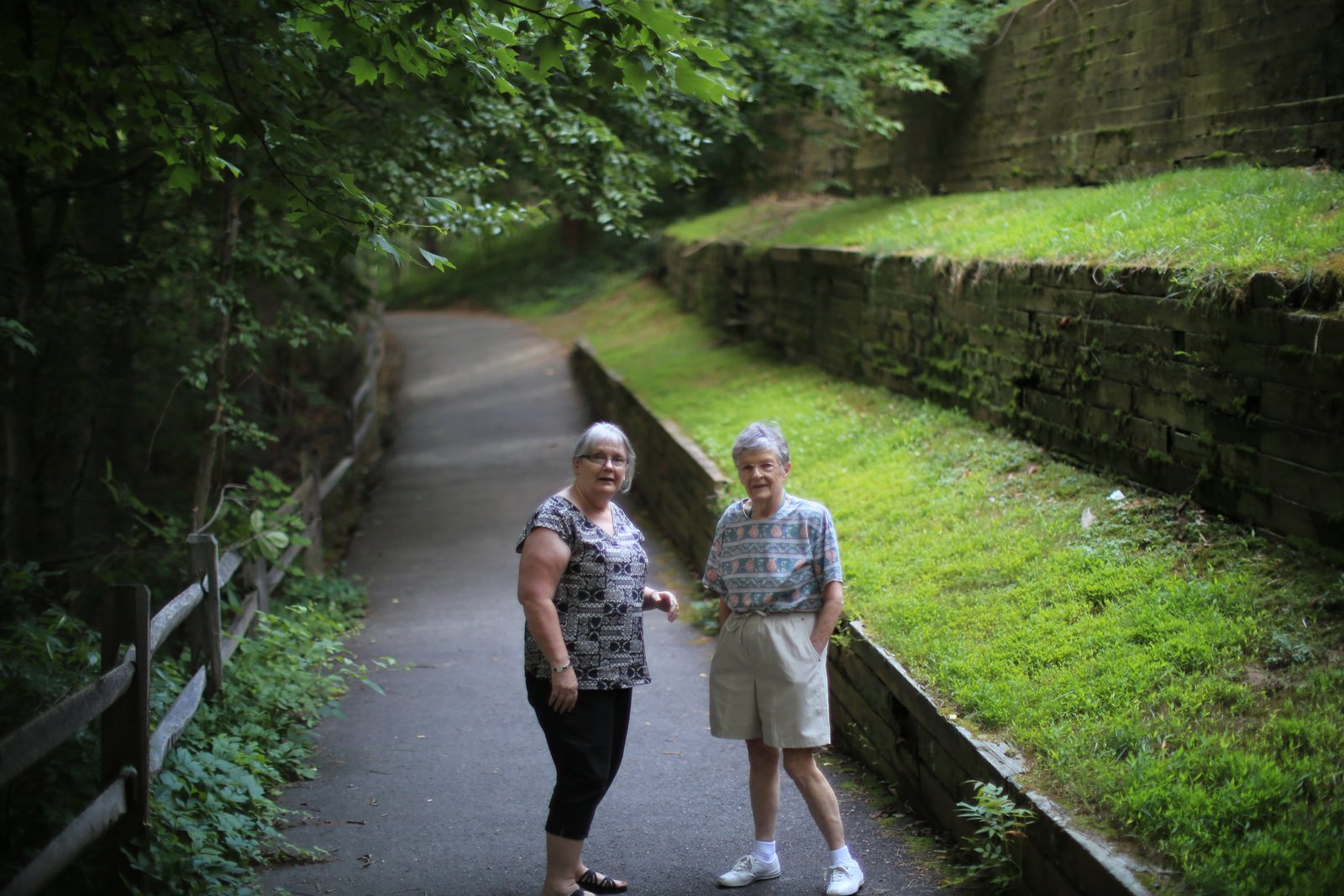 Shady Path down to Accotink Creek